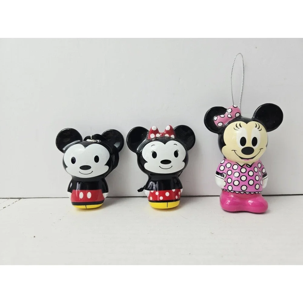 Hallmark Christmas Ornament lot‎ Ittiy Bitty Mickey Minnie Mouse